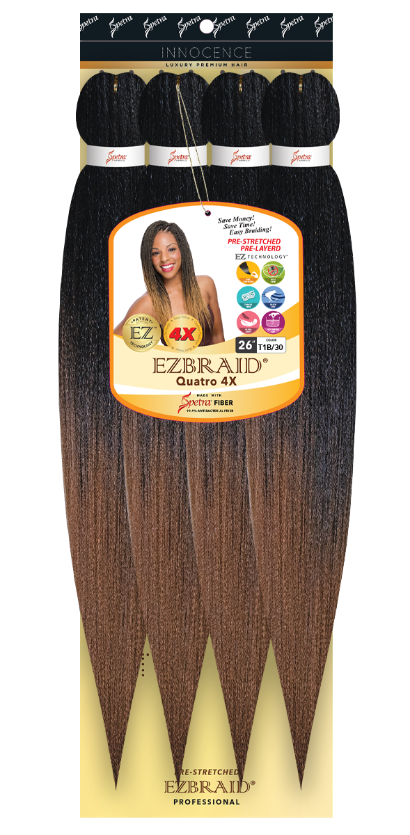 Hairland Ezbraid Pre-Stretched EZBRAID QUATRO 26”- 4X