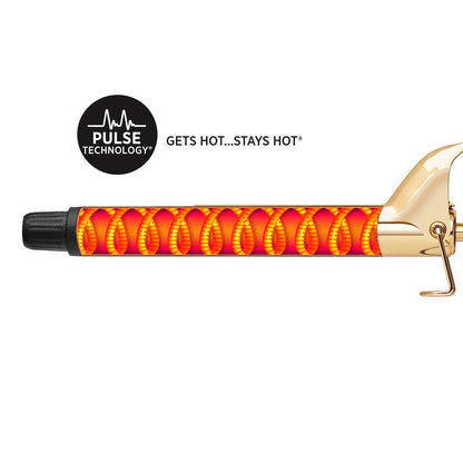 HOT TOOLS PROFESSIONAL 24K GOLD SPRING CURLING IRON 1" (HTC1181}