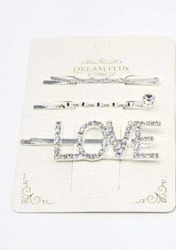 DREAM PLUS LOVE HAIR PINS 
