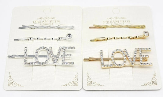 DREAM PLUS LOVE HAIR PINS 