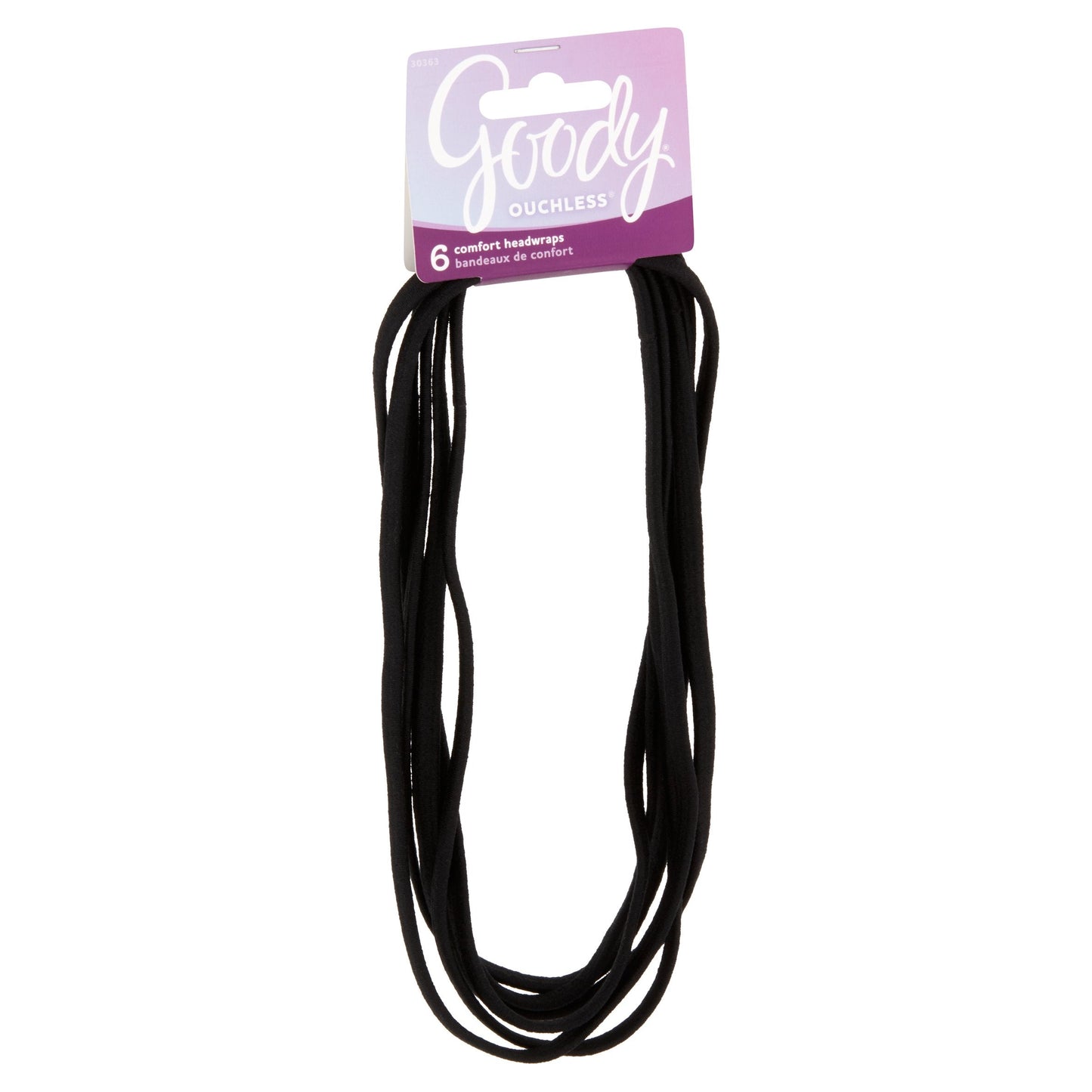 GOODY OUCHLESS 10MM FLAT HEAD WRAPS, 6CT