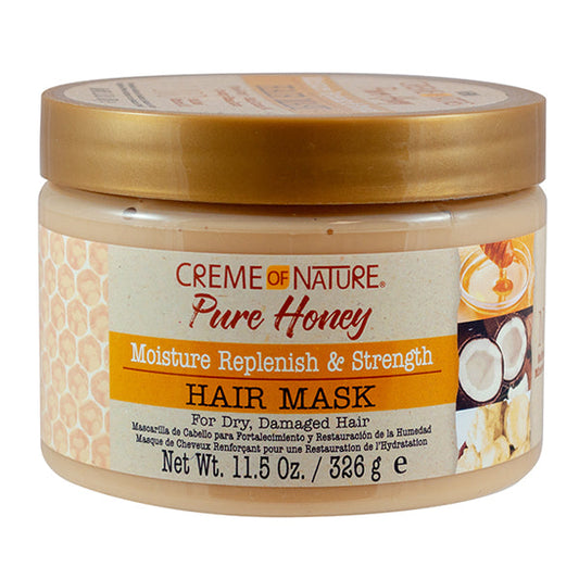 CREME OF NATURE PURE HONEY DEEP HYDRATING & STRENGTHENING MASK, 11.5OZ