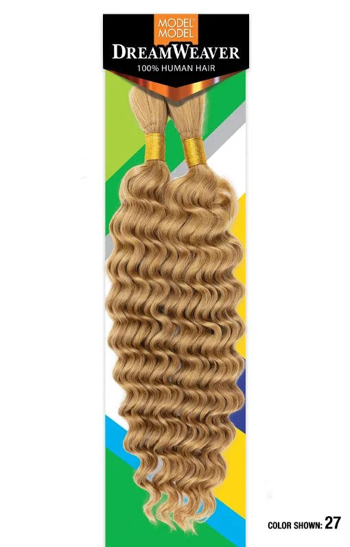 Model Model Dream Weaver 100% Human Hair Deep Bulk 18"