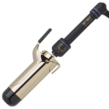 HOT TOOLS PROFESSIONAL 24K GOLD SPRING CURLING IRON 2" (HTC1111}