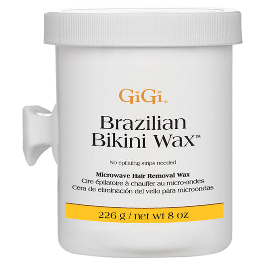 GIGI BRAZILIAN BIKINI MICROWAVE WAX, 8OZ