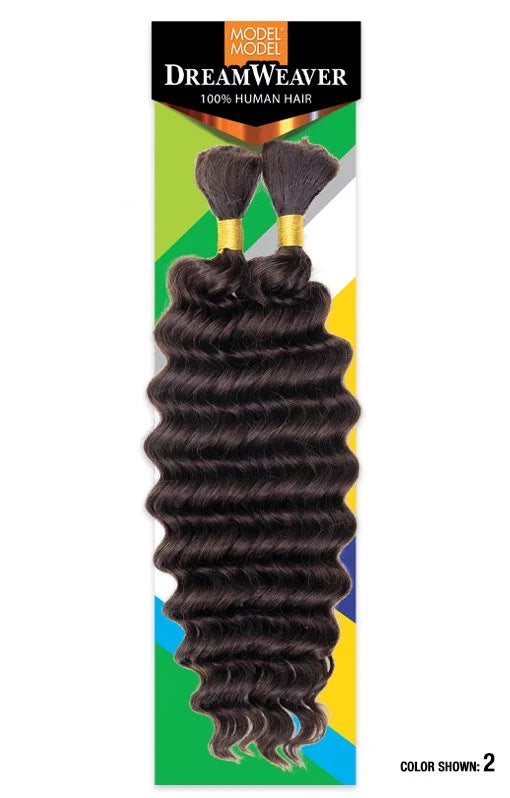 Model Model Dream Weaver 100% Human Hair Deep Bulk 18"