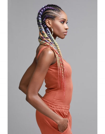 BOBBI BOSS 3X JUST BRAID PRE-FEATHERED 54"