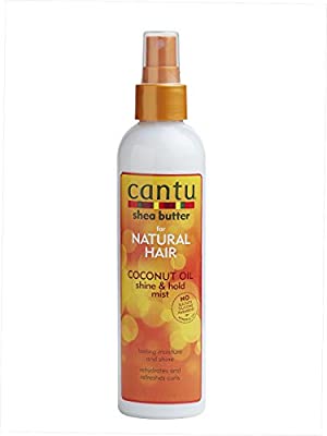 CANTU SHEA BUTTER FOR NATURAL HAIR COCONUT OIL SHINE & HOLD MIST 8OZ