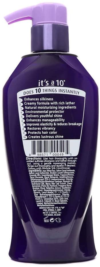 IT'S A 10 SILK EXPRESS MIRACLE SILK SHAMPOO 10oz