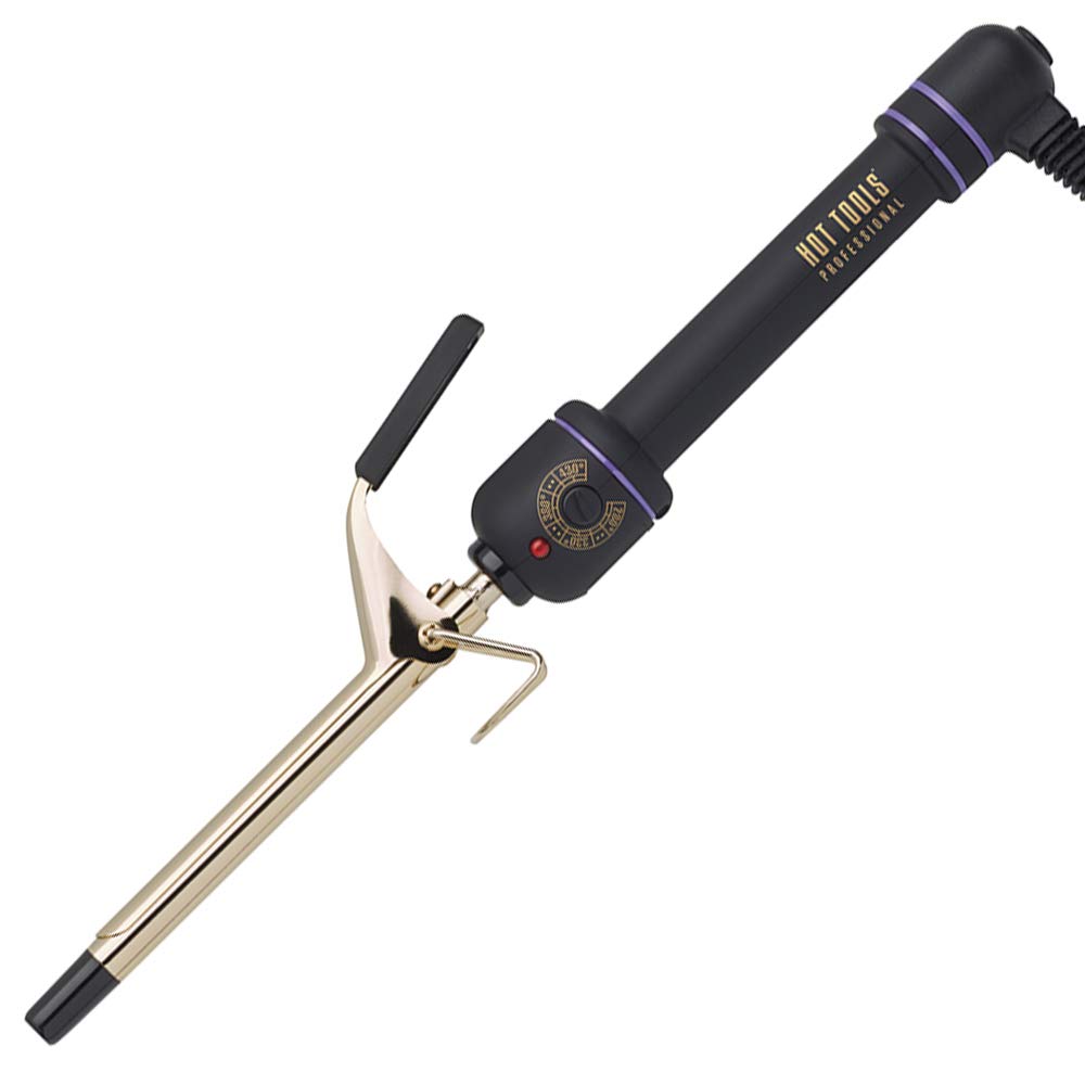HOT TOOLS PROFESSIONAL 24K GOLD SPRING CURLING IRON 1/2" (HTC1103}