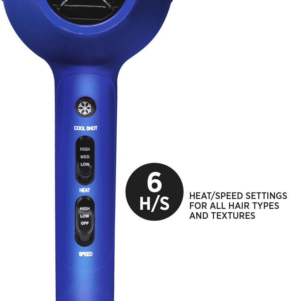 HOT TOOLS PROFESSIONAL RADIANT BLUE - SALON TURBO IONIC DRYER
