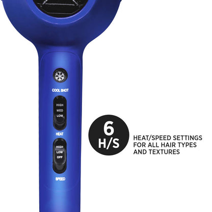 HOT TOOLS PROFESSIONAL RADIANT BLUE - SALON TURBO IONIC DRYER