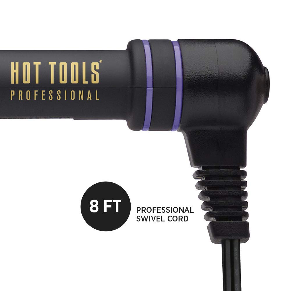 HOT TOOLS PROFESSIONAL 24K GOLD SPRING CURLING IRON 1" (HTC1181}