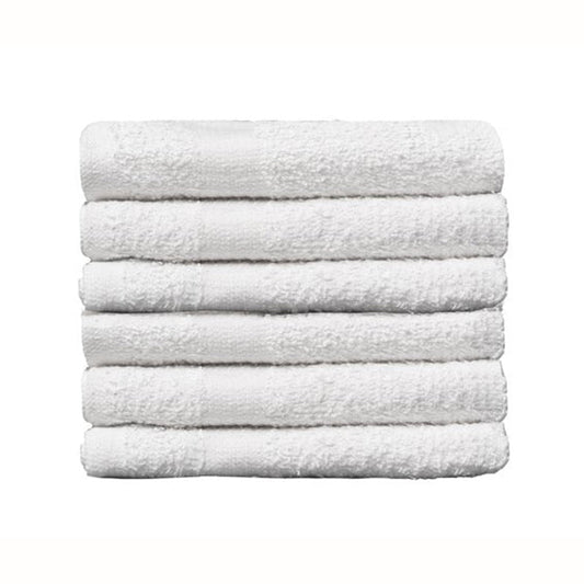 PARTEX ECONOMY WHITE WASH CLOTH 12 PACK