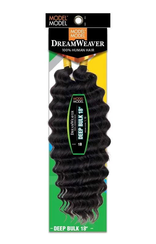 Model Model Dream Weaver 100% Human Hair Deep Bulk 18"