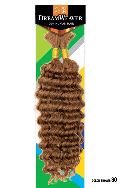 Model Model Dream Weaver 100% Human Hair Deep Bulk 18"