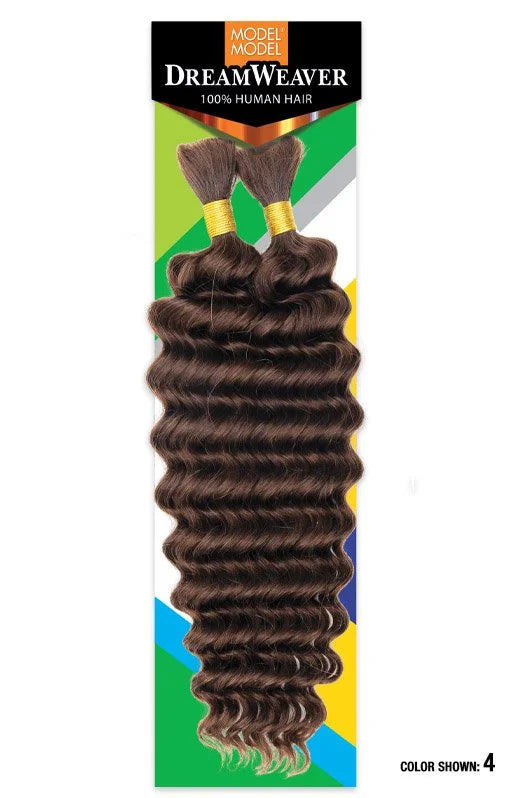Model Model Dream Weaver 100% Human Hair Deep Bulk 18"