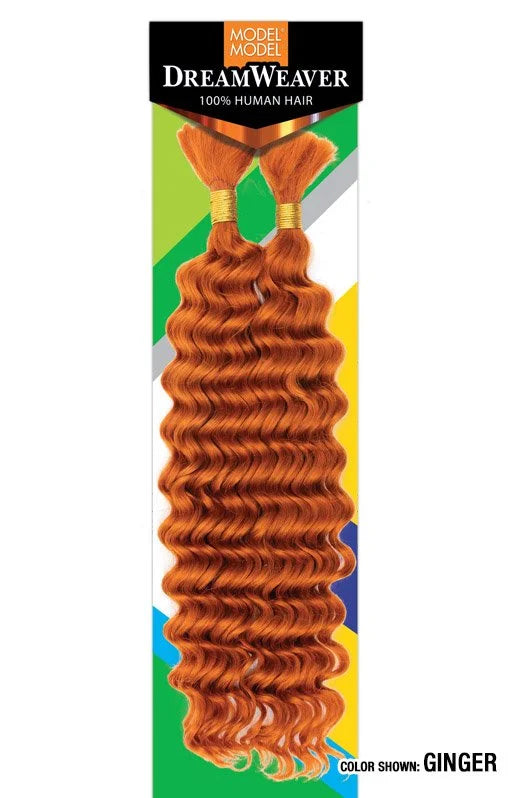 Model Model Dream Weaver 100% Human Hair Deep Bulk 18"