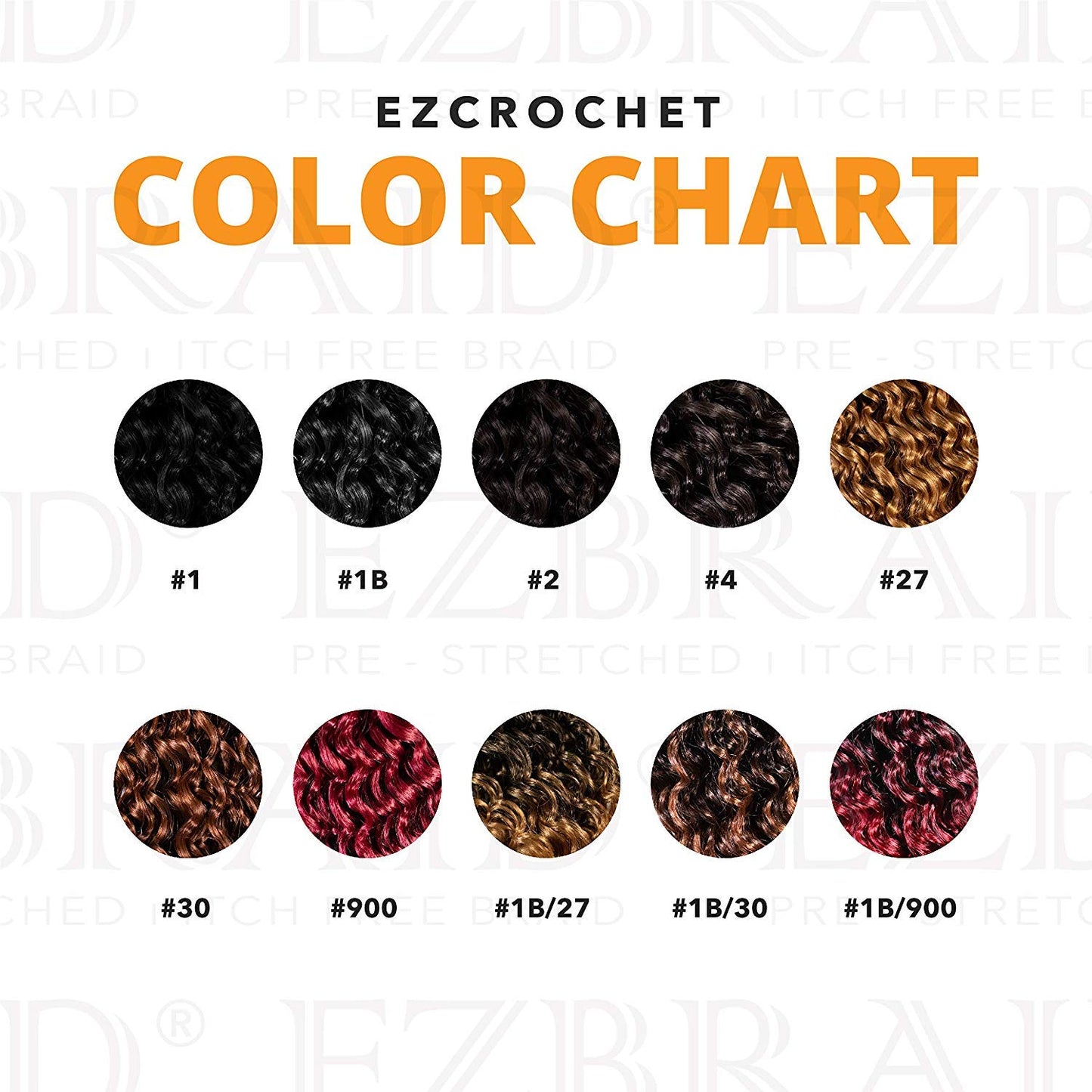 EZCROCHET BRAZILIAN WATER WAVE 18"