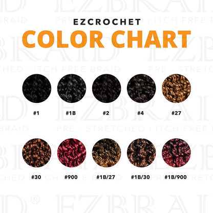 EZCROCHET BRAZILIAN WATER WAVE 18"