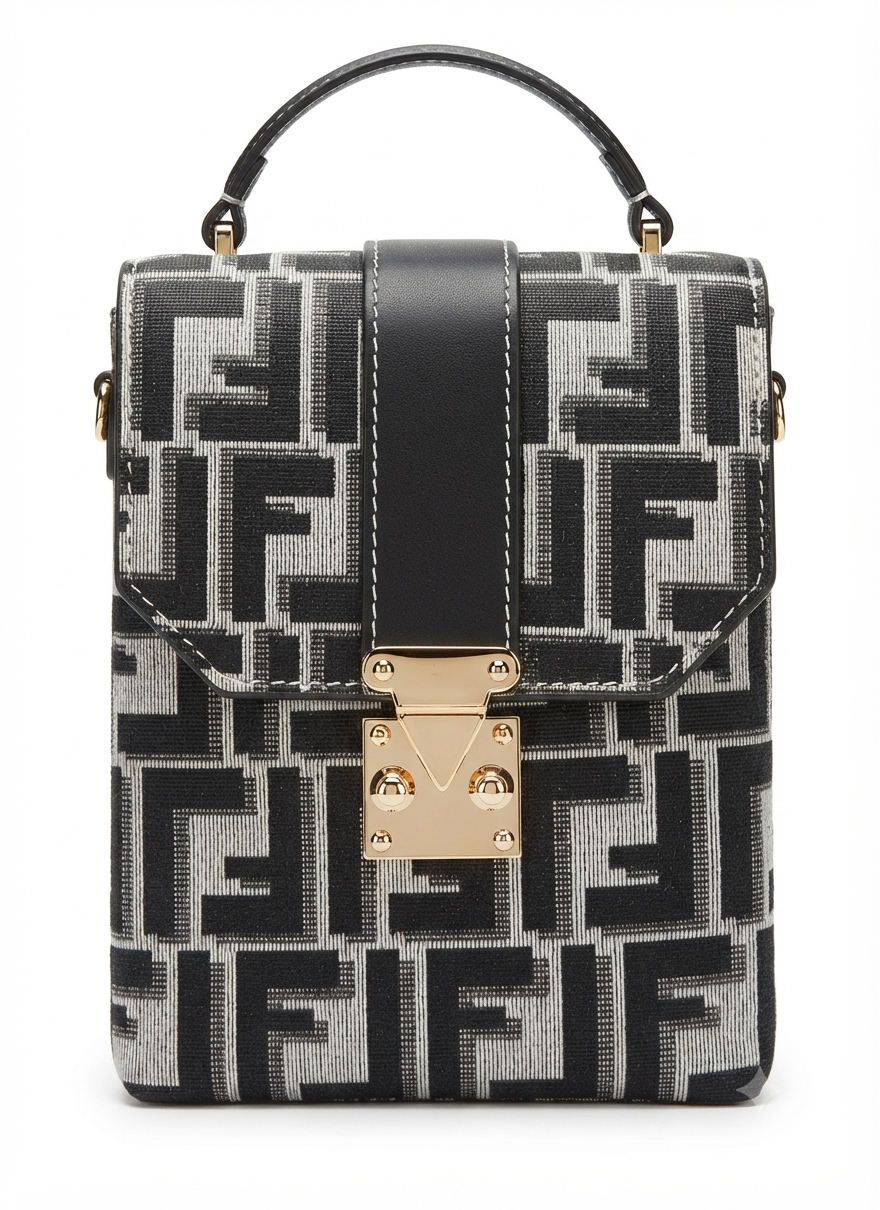 Fairy Fundi Luxury Crossbody Handbag (Black)