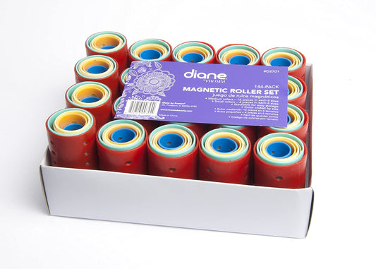DIANE MAGNETIC ROLLER SET 144 PIECES