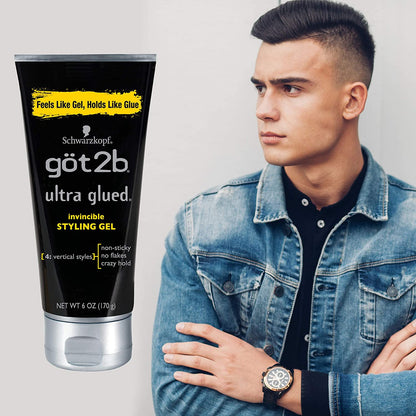 GOT2B GEL ULTRA GLUED- BLACK
