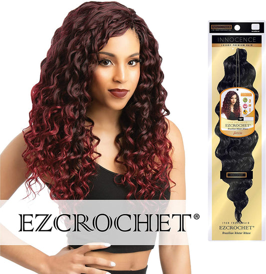 EZCROCHET BRAZILIAN WATER WAVE 18"