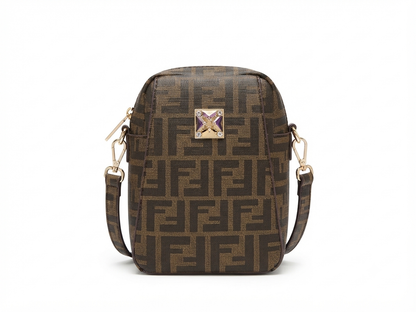 Fairy Luxury Crossbody Mini Handbag (Brown)