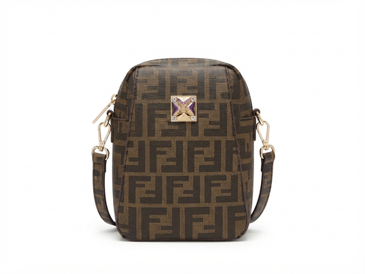 Fairy Luxury Crossbody Mini Handbag (Brown)