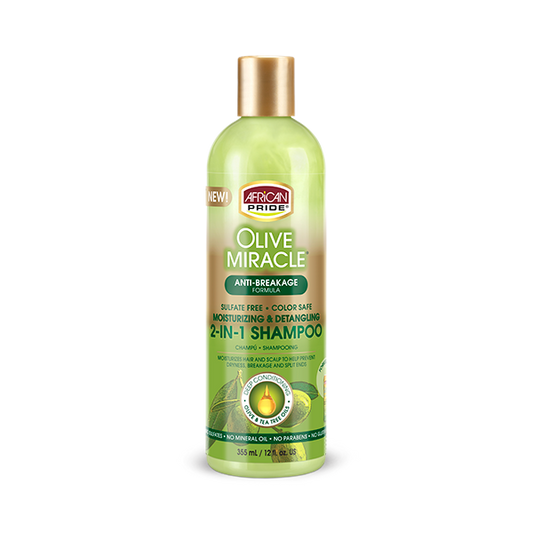 OLIVE MIRACLE 2-IN-1 SHAMPOO 12 OZ.