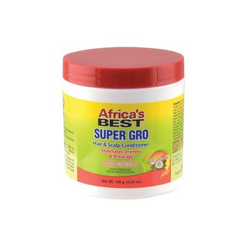 AFRICA'S BEST SUPER GRO HAIR & SCALP CONDITIONER 5.25 OZ.