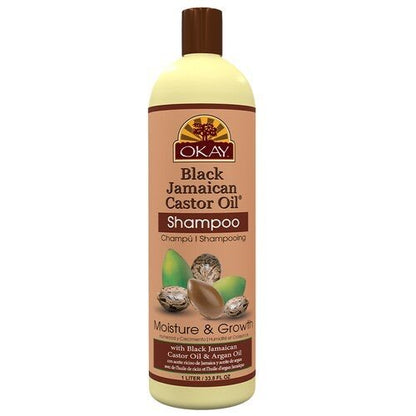 OKAY BLACK JAMAICAN CASTOR OIL SHAMPOO, 12OZ
