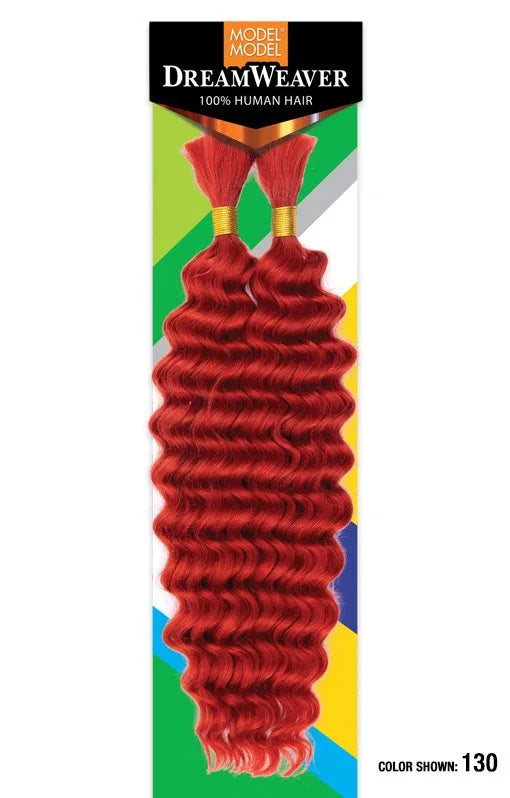 Model Model Dream Weaver 100% Human Hair Deep Bulk 18"