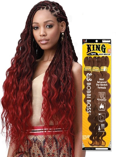 BOBBI BOSS 3X KING TIPS BODY WAVE 28"