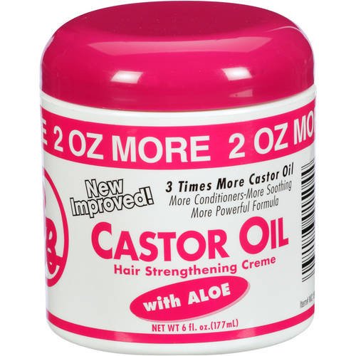 BB CASTOR OIL HAIR STRENGTHENING CREME with ALOE 6OZ