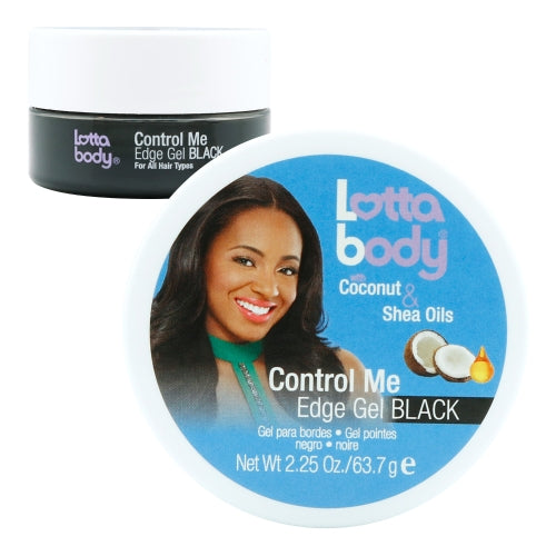 LOTTABODY CONTROL ME 24HR EDGE GEL BLACK, 2.25 OZ.