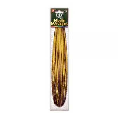 DIY BRAIDING HAIR WRAPS (SHINE FLAT) GOLD