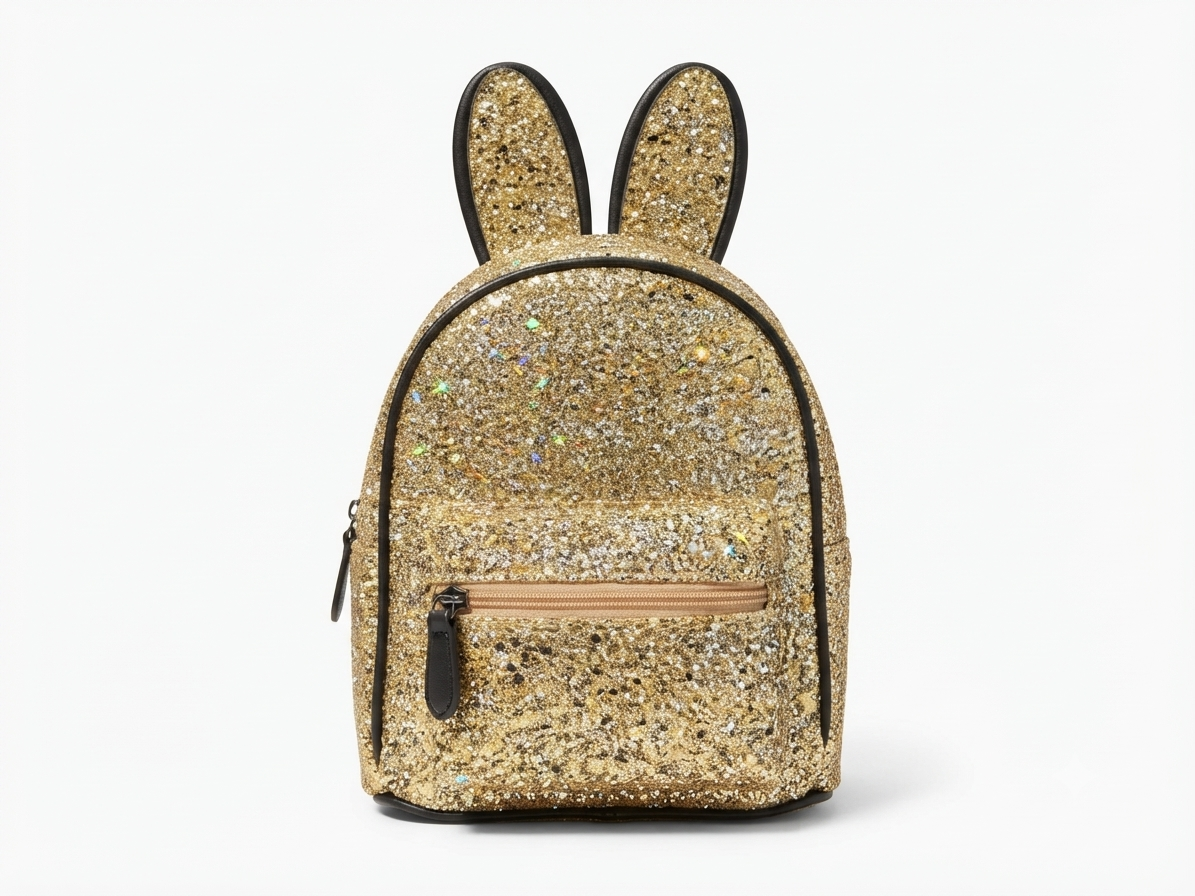 Sequin Cute Bunny Ears Mini Backpack Bag