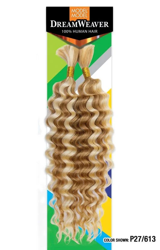 Model Model Dream Weaver 100% Human Hair Deep Bulk 18"