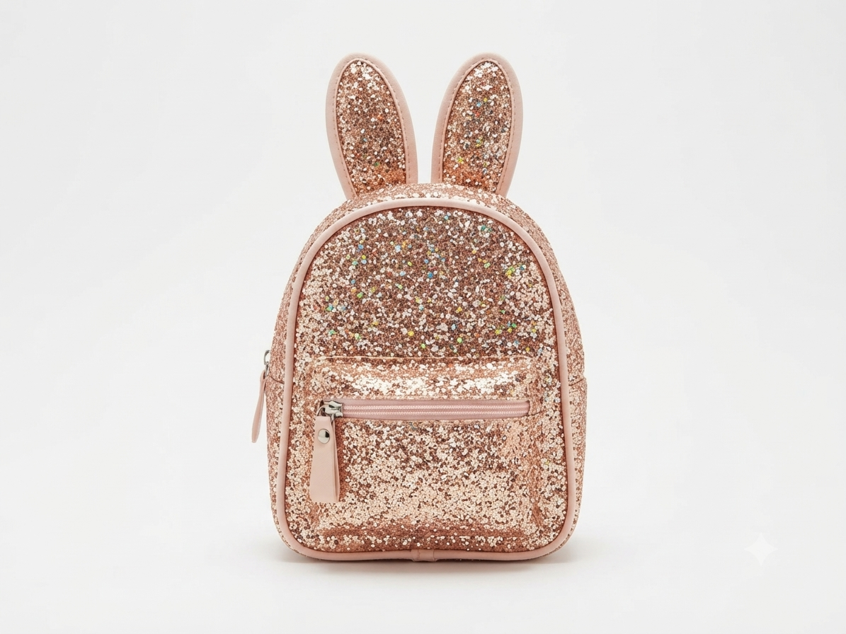 Sequin Cute Bunny Ears Mini Backpack Bag