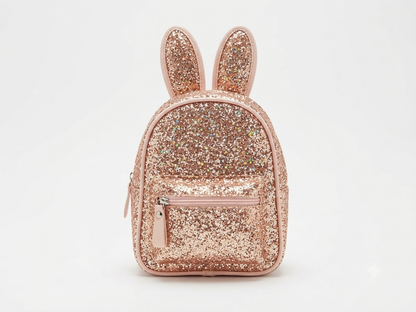 Sequin Cute Bunny Ears Mini Backpack Bag