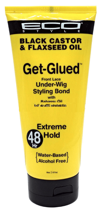 ECO STYLE BLACK CASTOR & FLAXSEED OIL GET-GLUED 6OZ