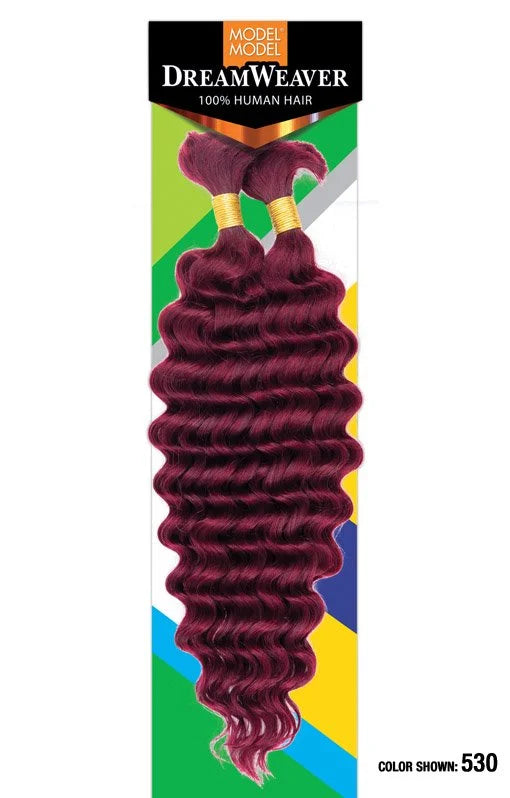 Model Model Dream Weaver 100% Human Hair Deep Bulk 18"