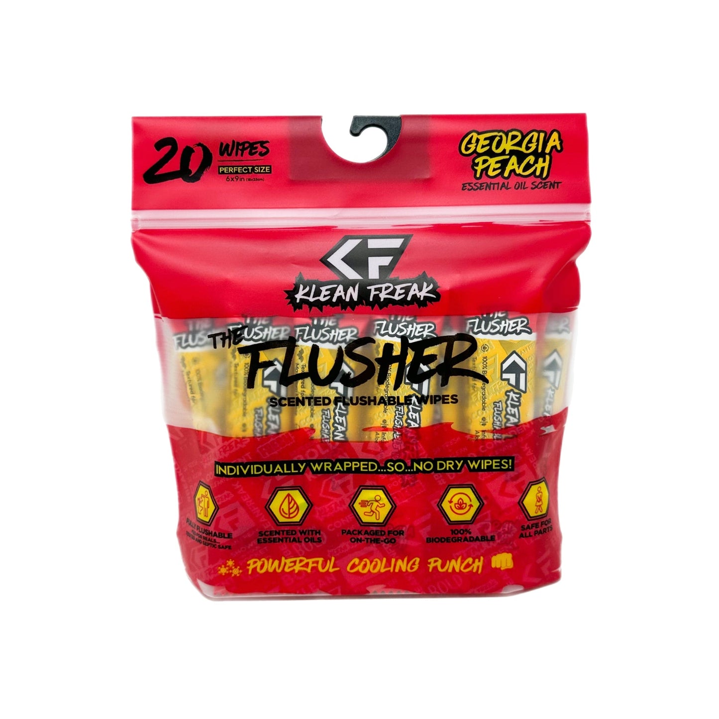 The Flusher 20 Pack - Flushable Wipes