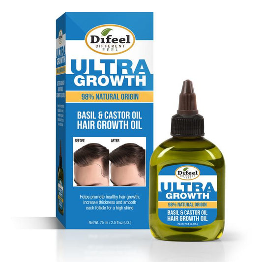 DIFEEL MENS ULTRA GROWTH BASIL & CASTOR HAIR GROWTH OIL 2.5 FL. OZ.
