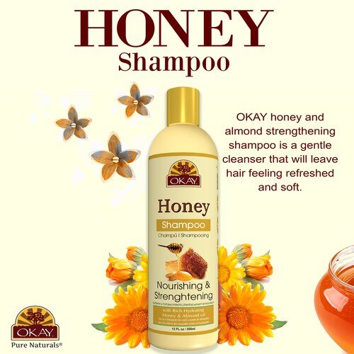 OKAY HONEY NOURISHING SHAMPOO, 12OZ