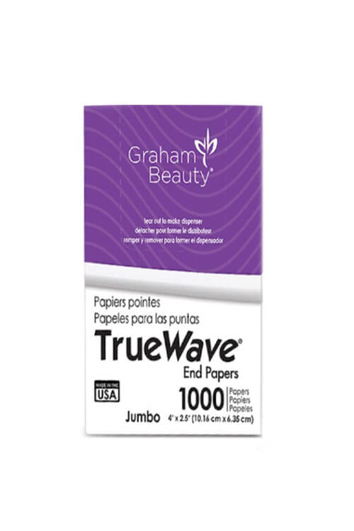 GRAHAM BEAUTY TRUEWAVE END PAPERS JUMBO 1000 CT