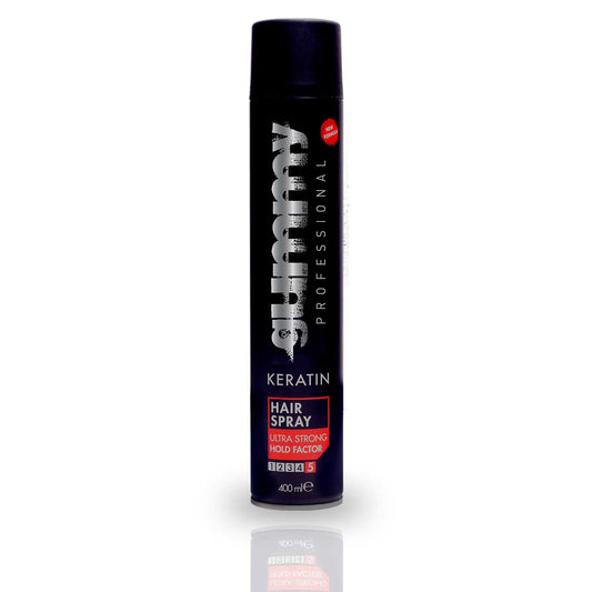 FONEX GUMMY KERATIN HAIR SPRAY ULTRA STRONG HOLD FACTOR 13.5 OZ.