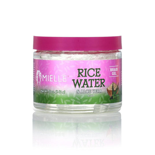 MIELLE RICE WATER & ALOE VERA BRAID GEL 5 OZ.
